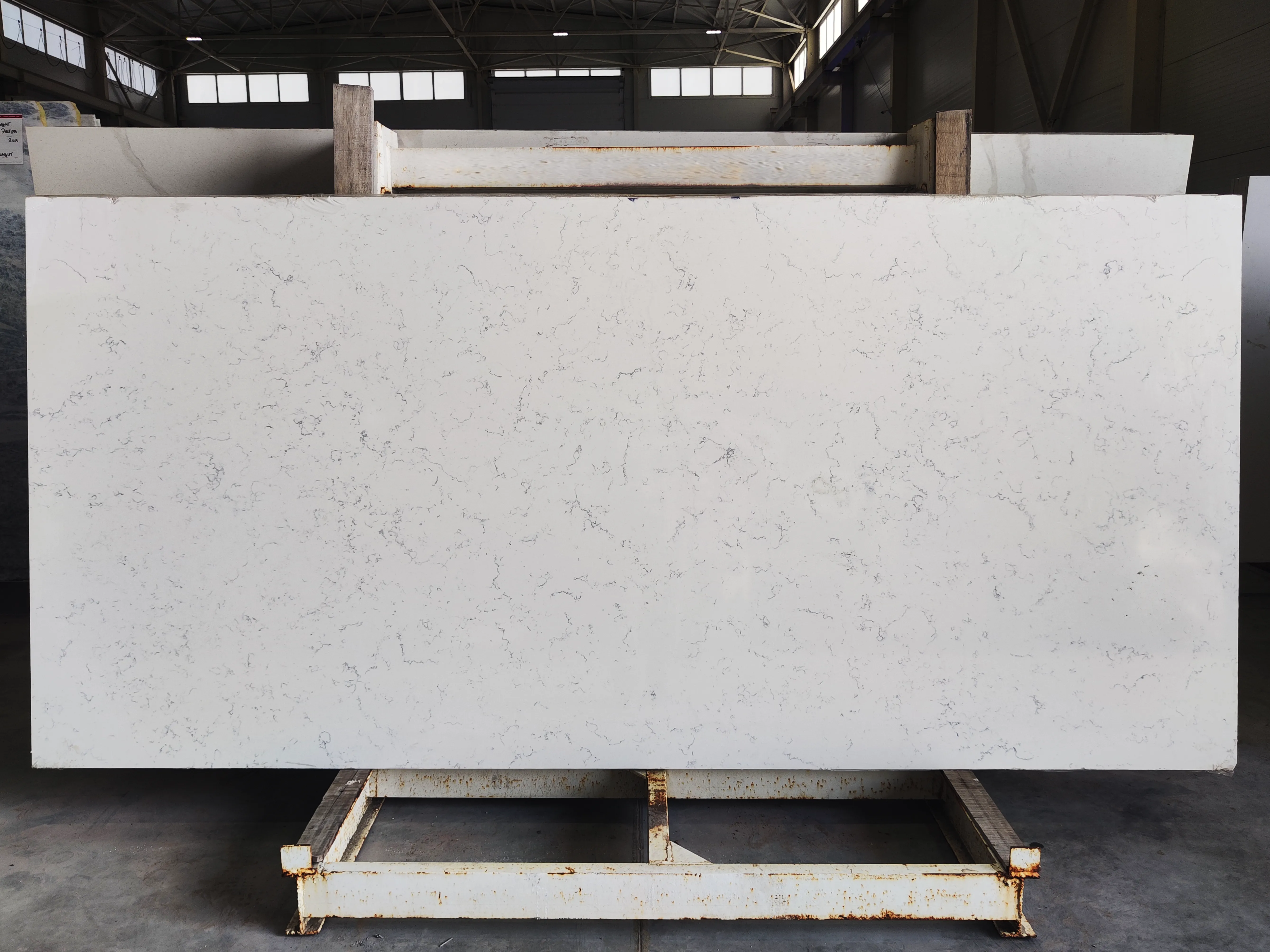 BIANCO MARBLE полированный A35 3000x1400x20 мм, код 29112