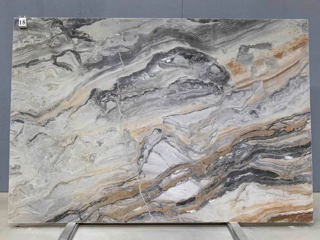 Слэб из мрамора ARABESCATO OROBICO GRIGIO полированный 2800x1870x20 мм, код 26441