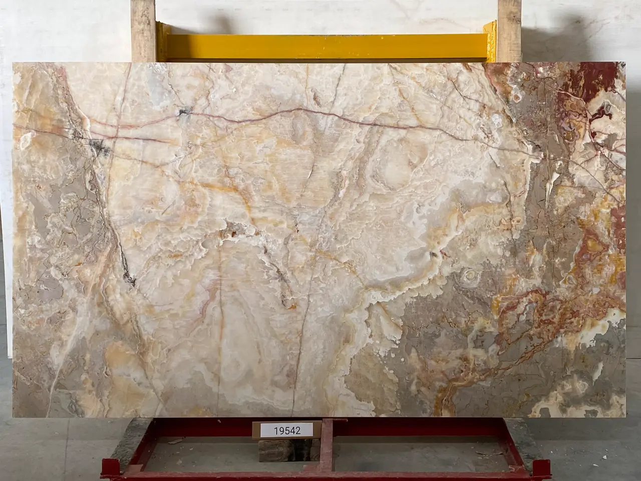 Слэб из оникса ONICE VIOLA полированный 2500x1450x20 мм, код 19542
