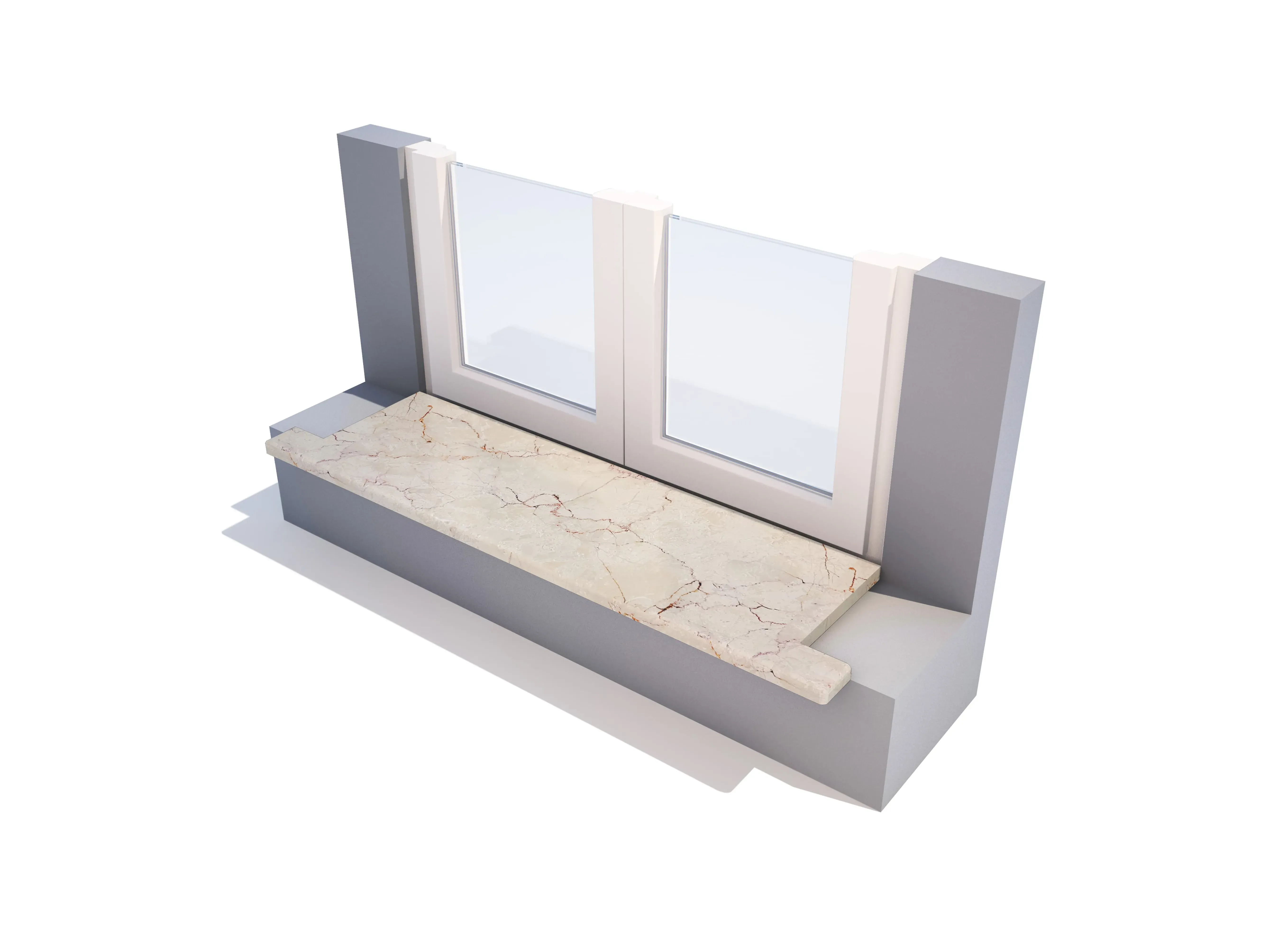Подоконник CREMA NOVA полированный 1420x220x20 мм, код 303